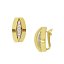 Pendientes de oro amarillo 18k con cierre catalán
